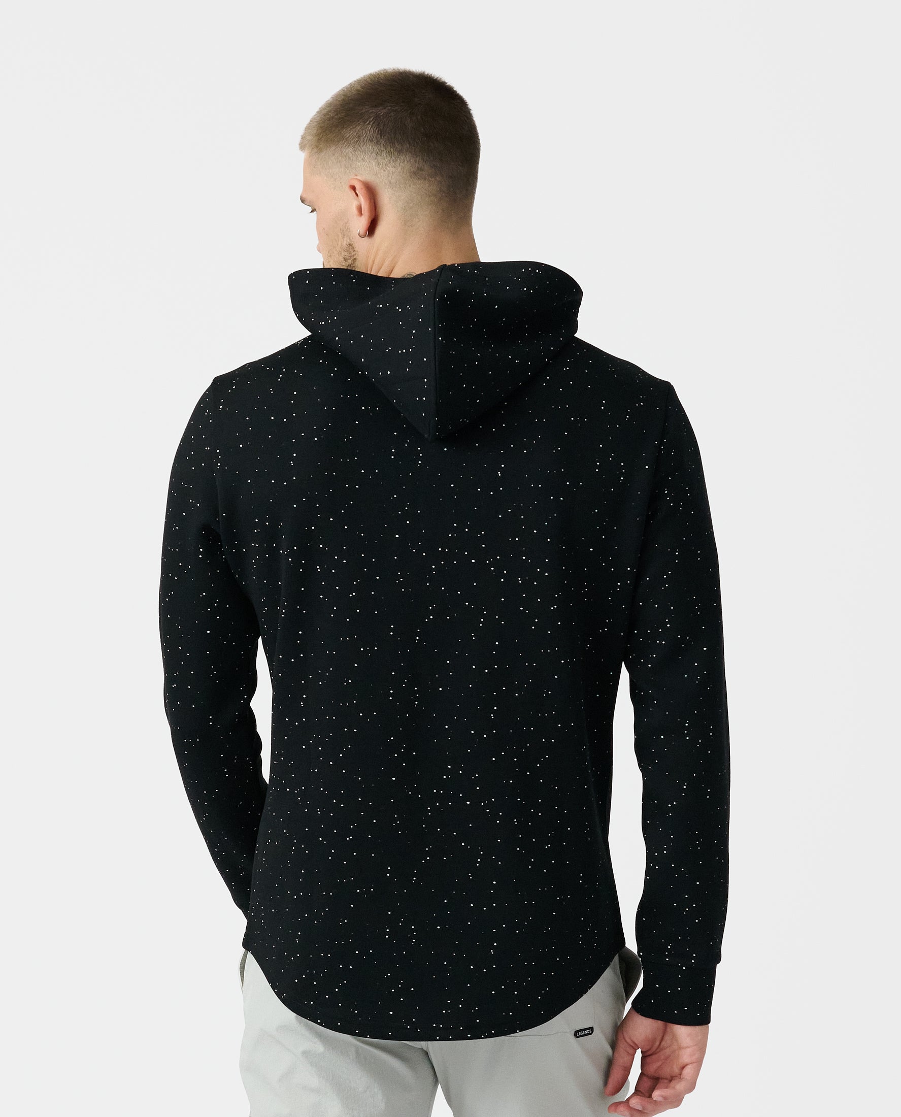 Hawthorne Tech Quarter Zip Hoodie (Slim-Fit) Infinity Splatter