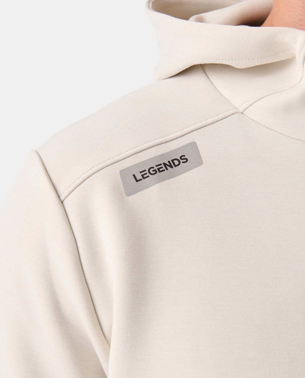 Hawthorne Tech Quarter Zip Hoodie (Slim-Fit) Stone Heather