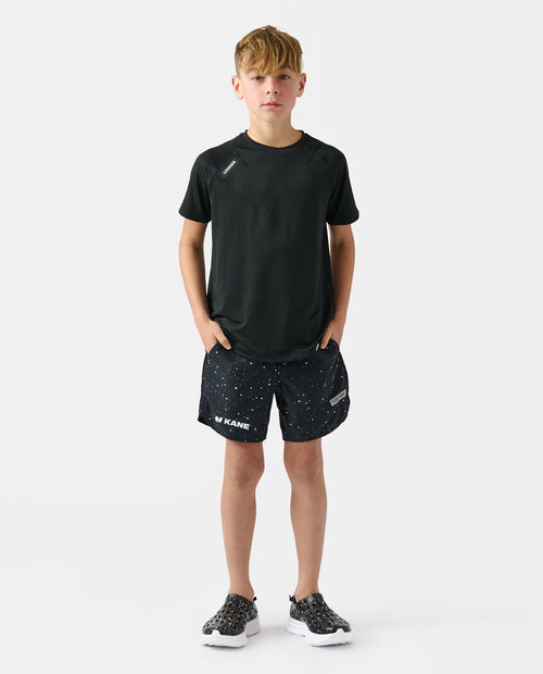 KANE x Little Legends Luka Short Black Splatter