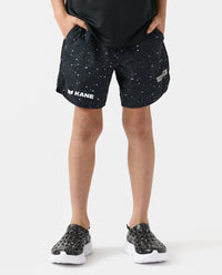 KANE x Little Legends Luka Short Black Splatter