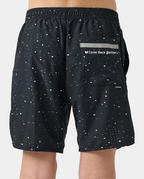 KANE x Little Legends Luka Short Black Splatter