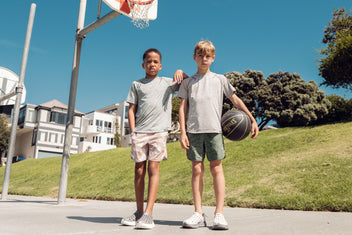 kids with ball