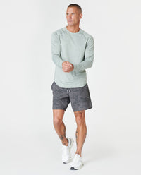 Enzo LS Tee Sea Spray Heather