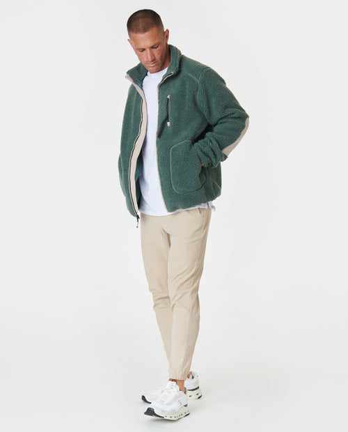 Sherpa Jacket Hunter Green Legends