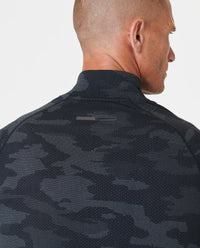 Dash Quarter Zip Black Camo