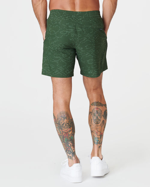 Bishop Short Kombu Green Camo