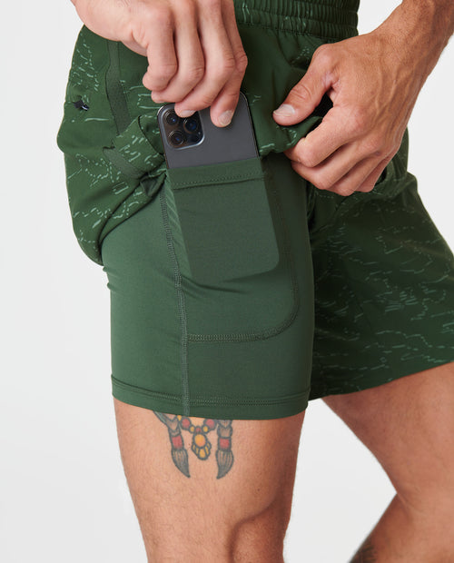 Bishop Short Kombu Green Camo
