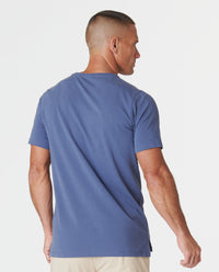 Aviation Tee Split-Hem Nightshadow