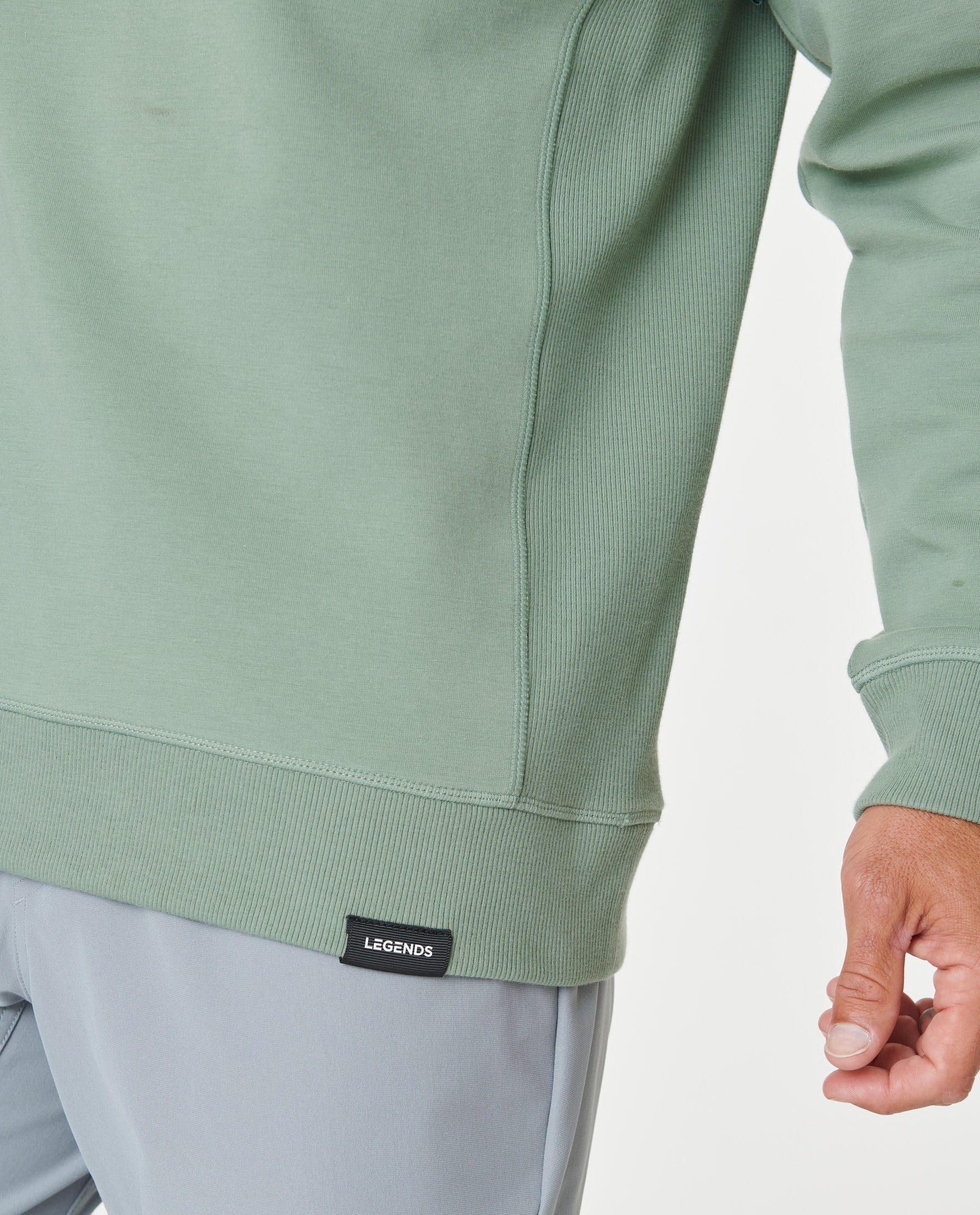 Highland Quarter Zip Sea Spray