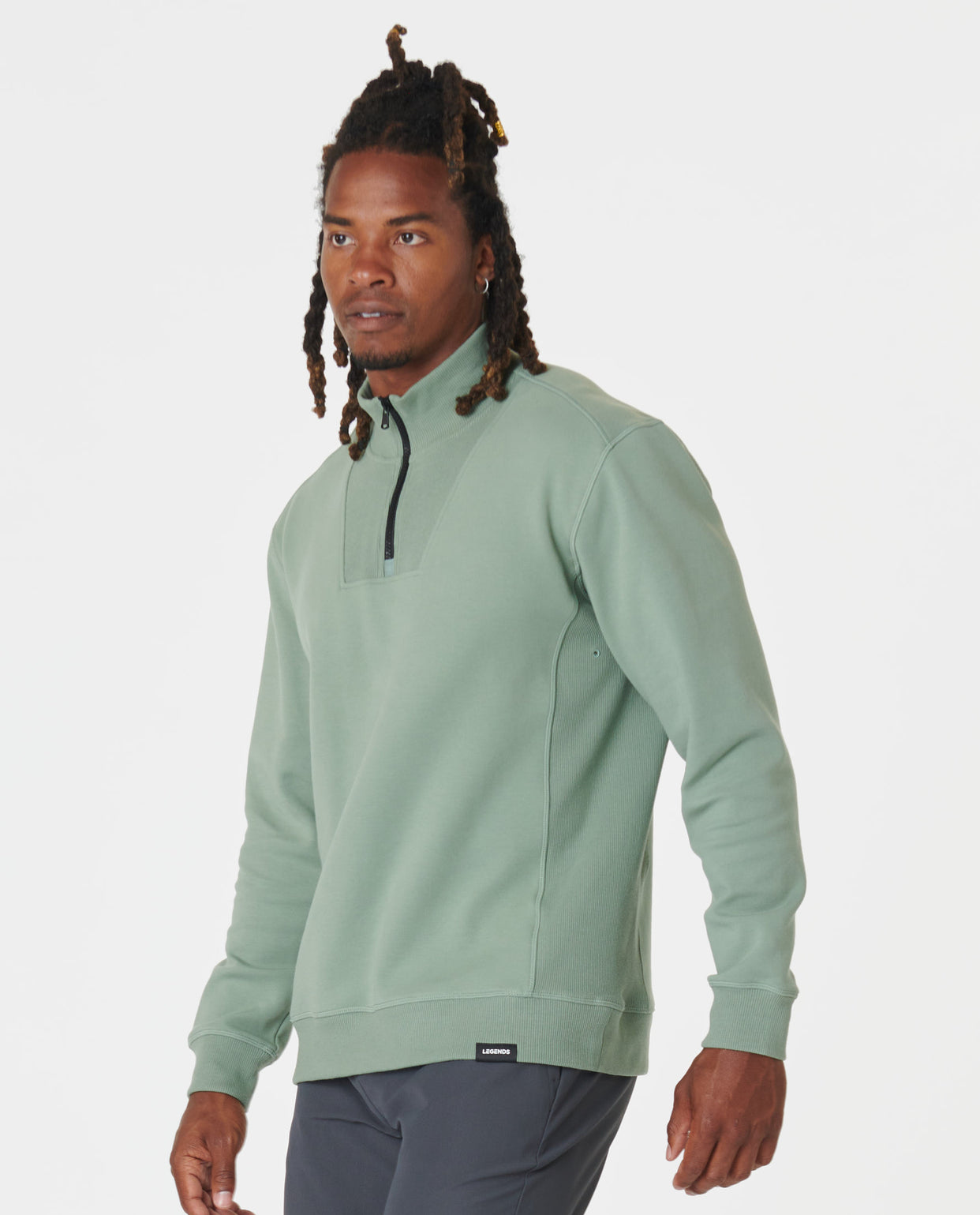 Highland Quarter Zip Sea Spray – Legends