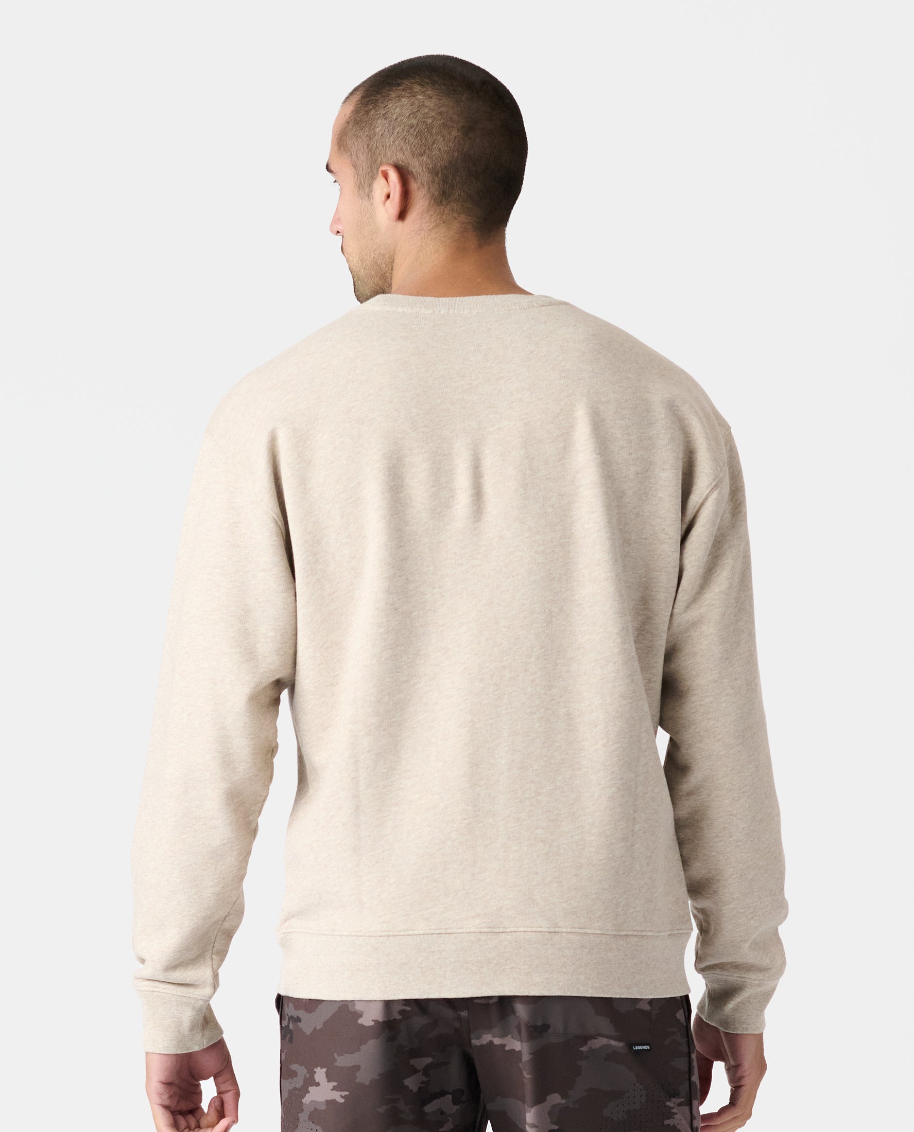 Fairfax Crew Varsity Taupe Heather