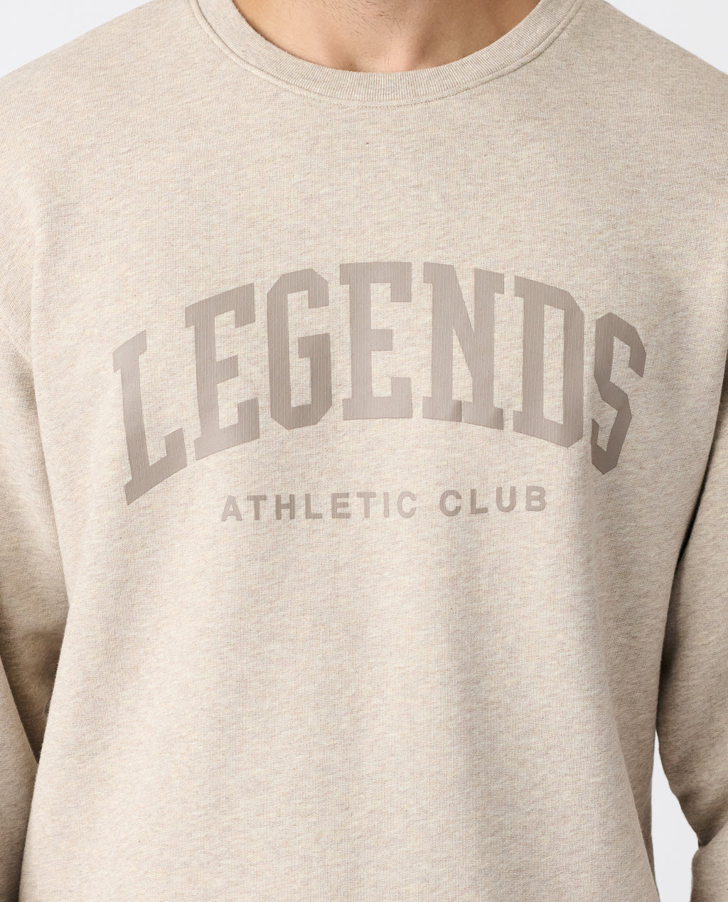 Fairfax Crew Varsity Taupe Heather