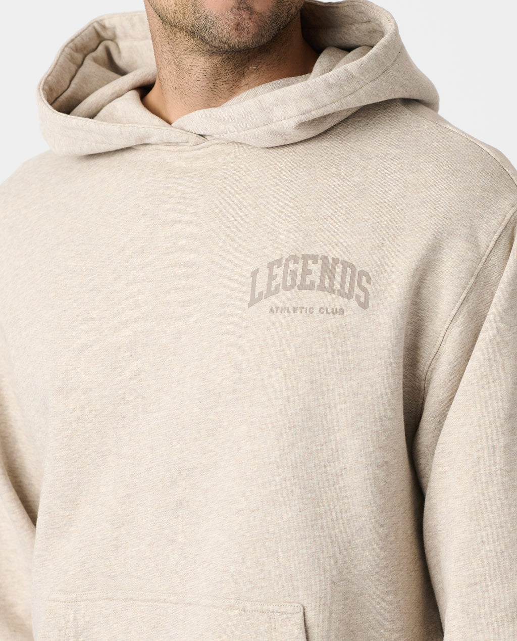 Fairfax Hoodie Varsity Taupe Heather