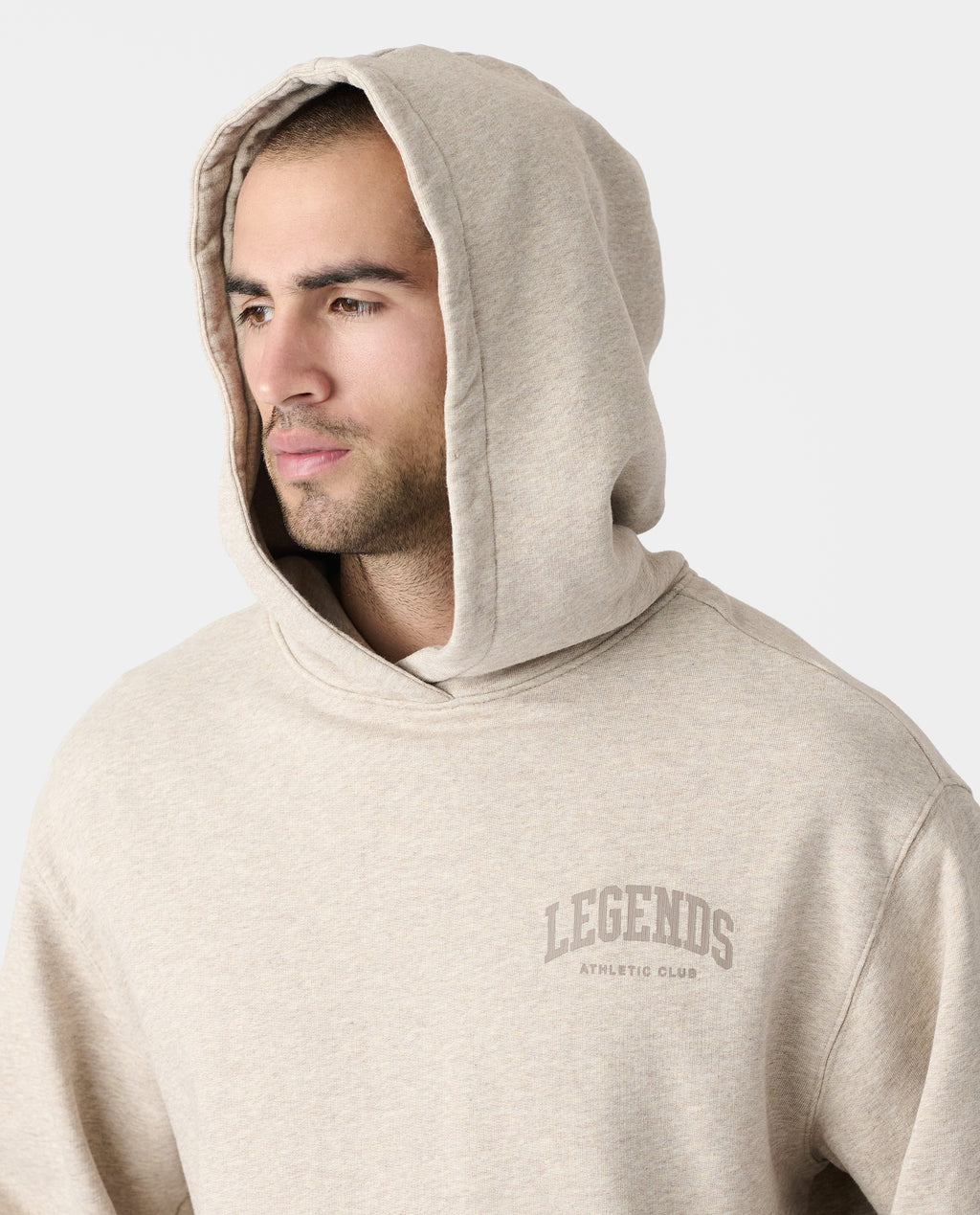 Fairfax Hoodie Varsity Taupe Heather