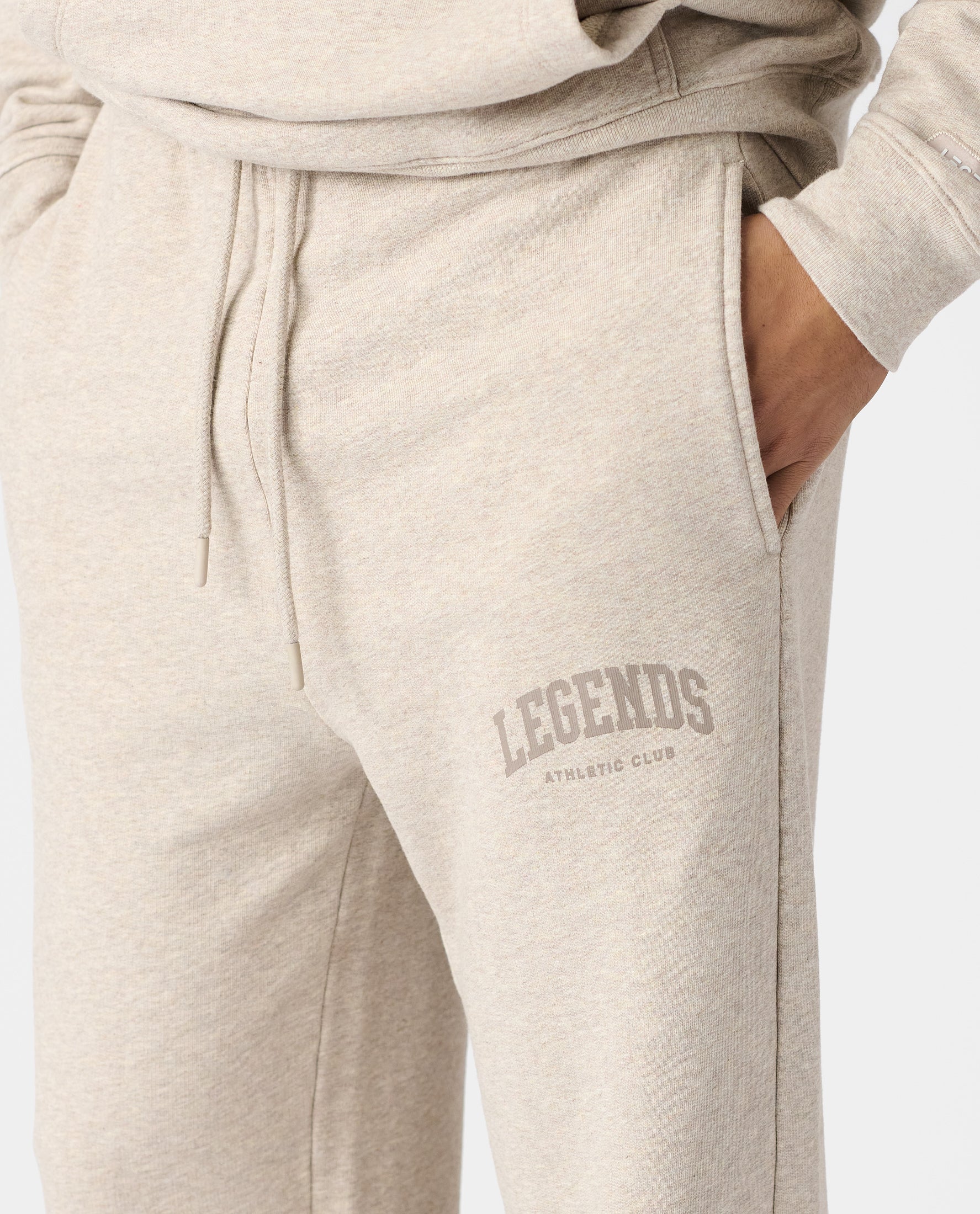 Fairfax Sweatpant Varsity Taupe Heather