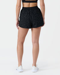 Leni Short Black Splatter