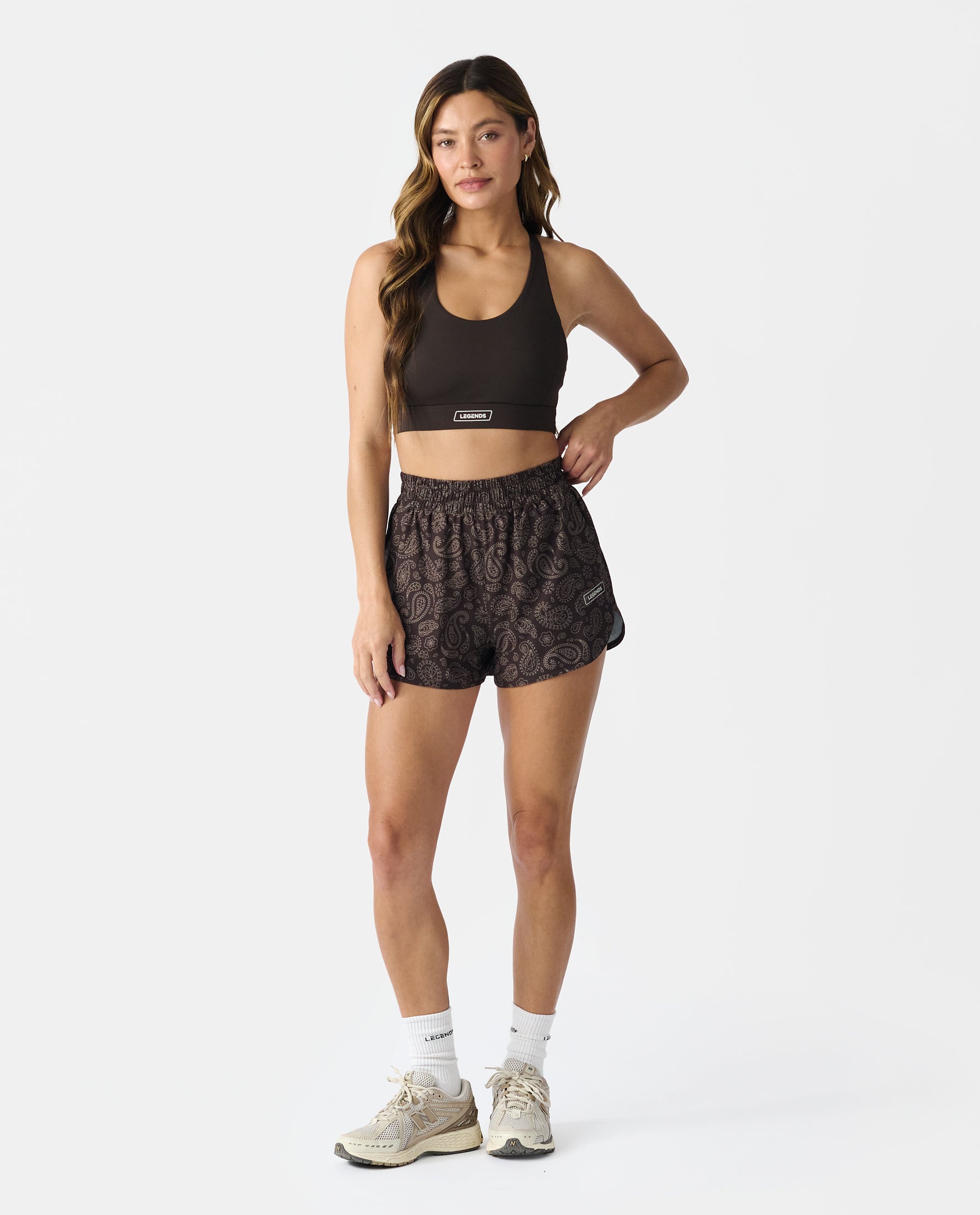 Leni Short Stitch Paisley Java