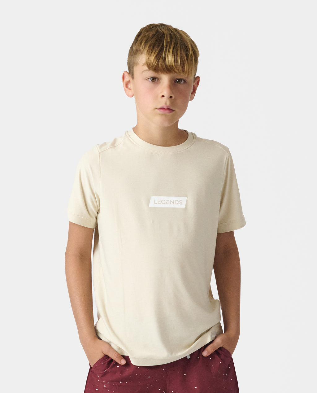 Little Legends Aire Tee Rhombus Dune Heather