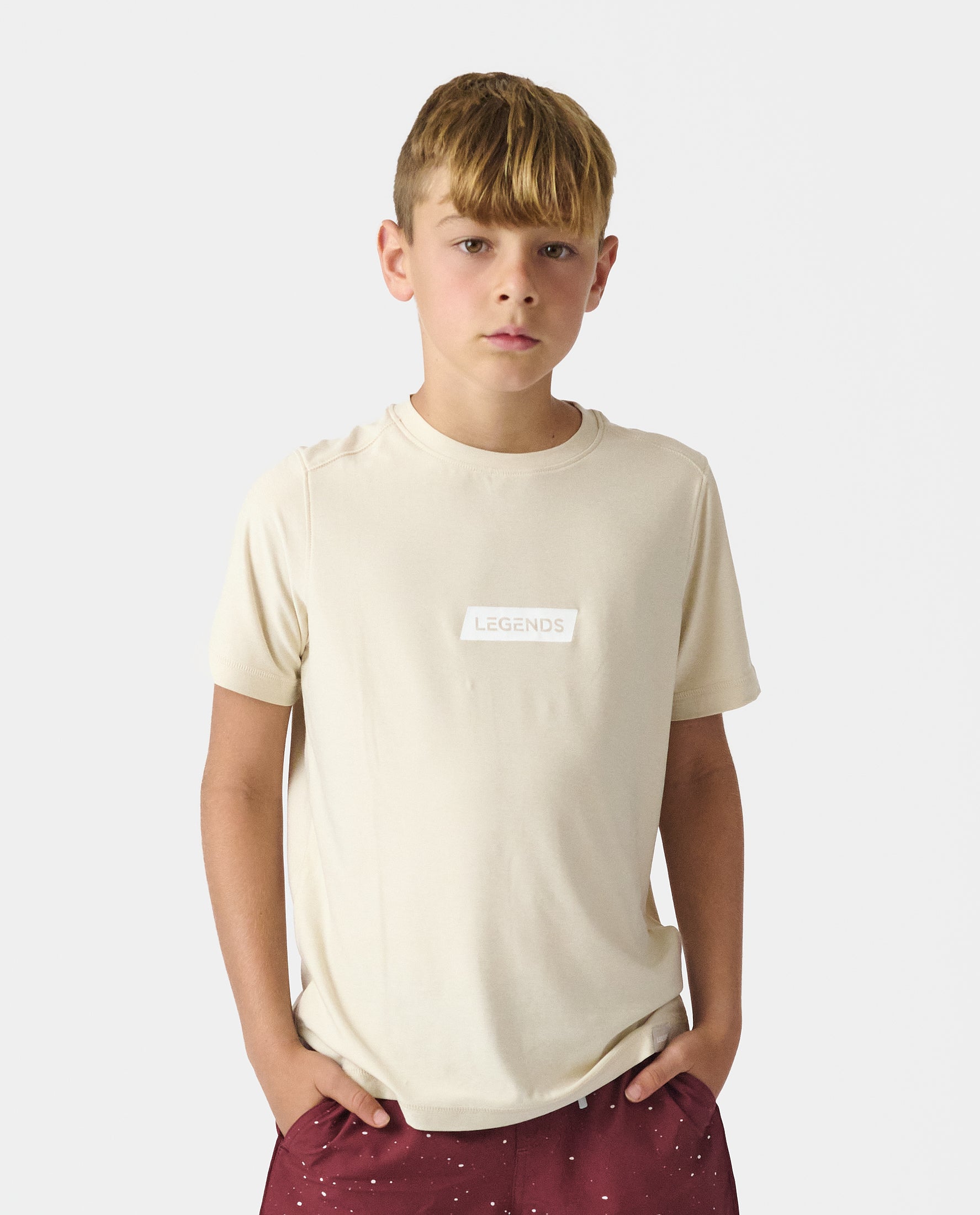 Little Legends Aire Tee Rhombus Dune Heather