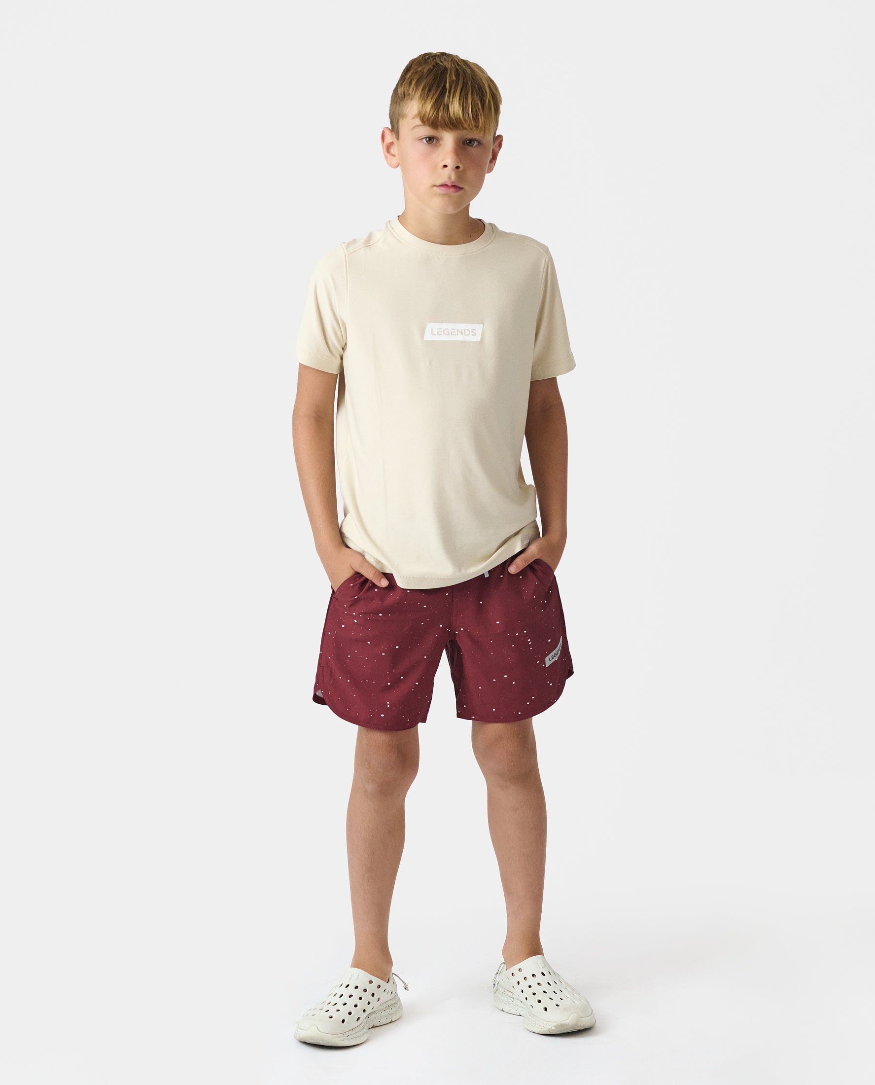 Little Legends Aire Tee Rhombus Dune Heather