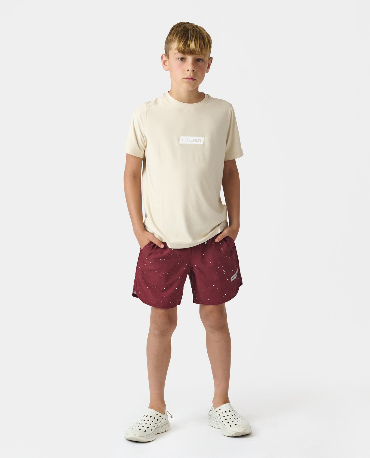 Little Legends Aire Tee Rhombus Dune Heather