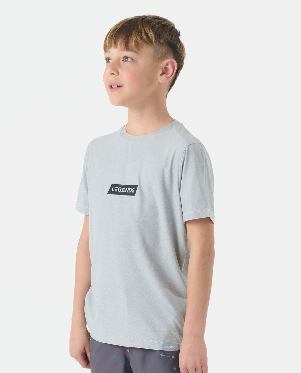 Little Legends Aire Tee Rhombus Heather Gray