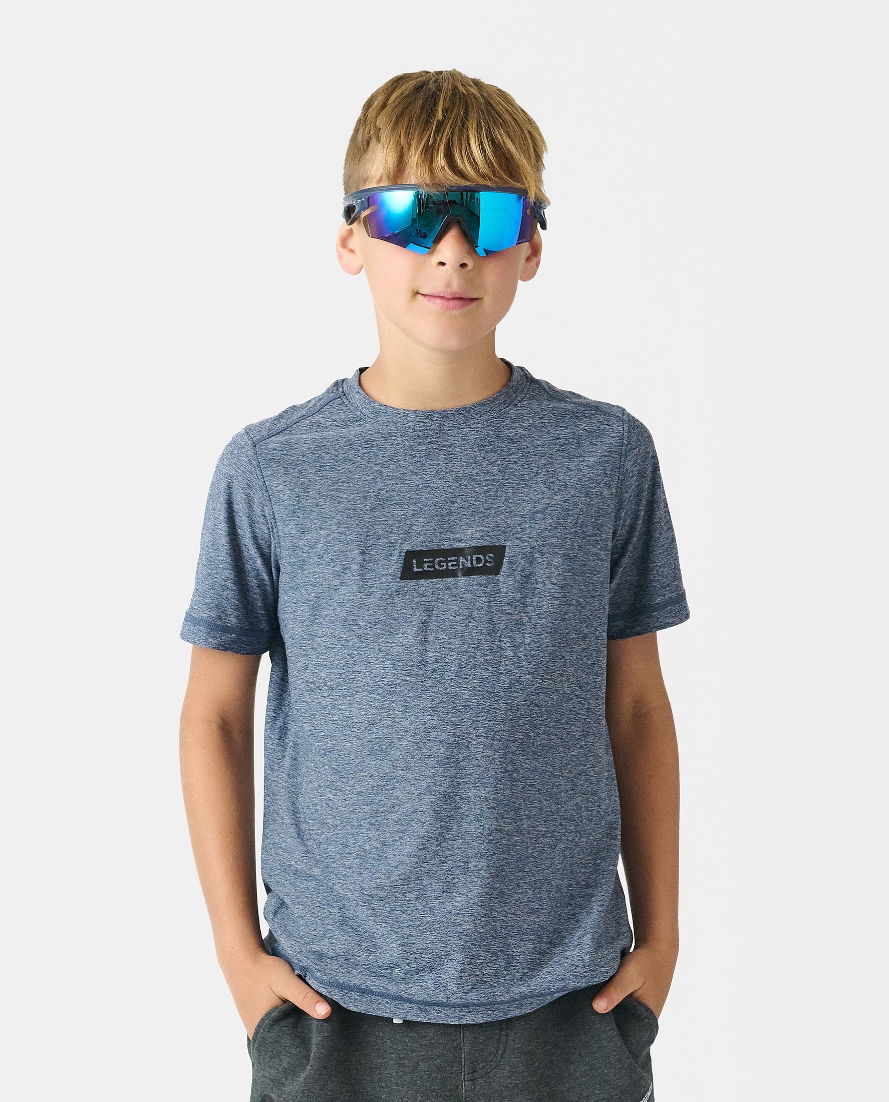 Little Legends Aire Tee Rhombus Navy Heather