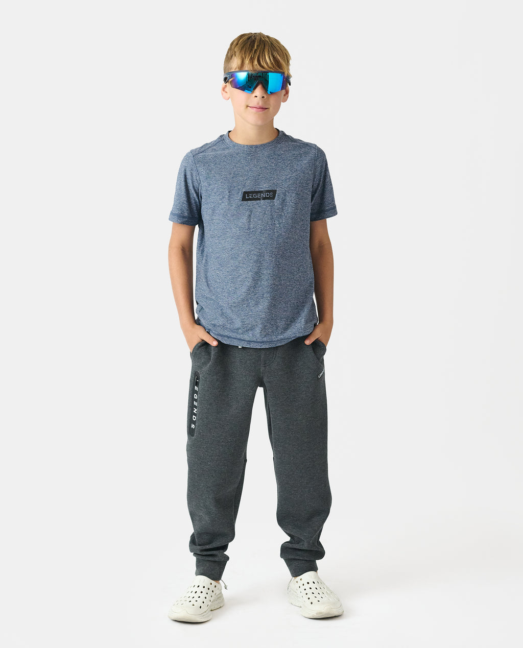 Little Legends Aire Tee Rhombus Navy Heather
