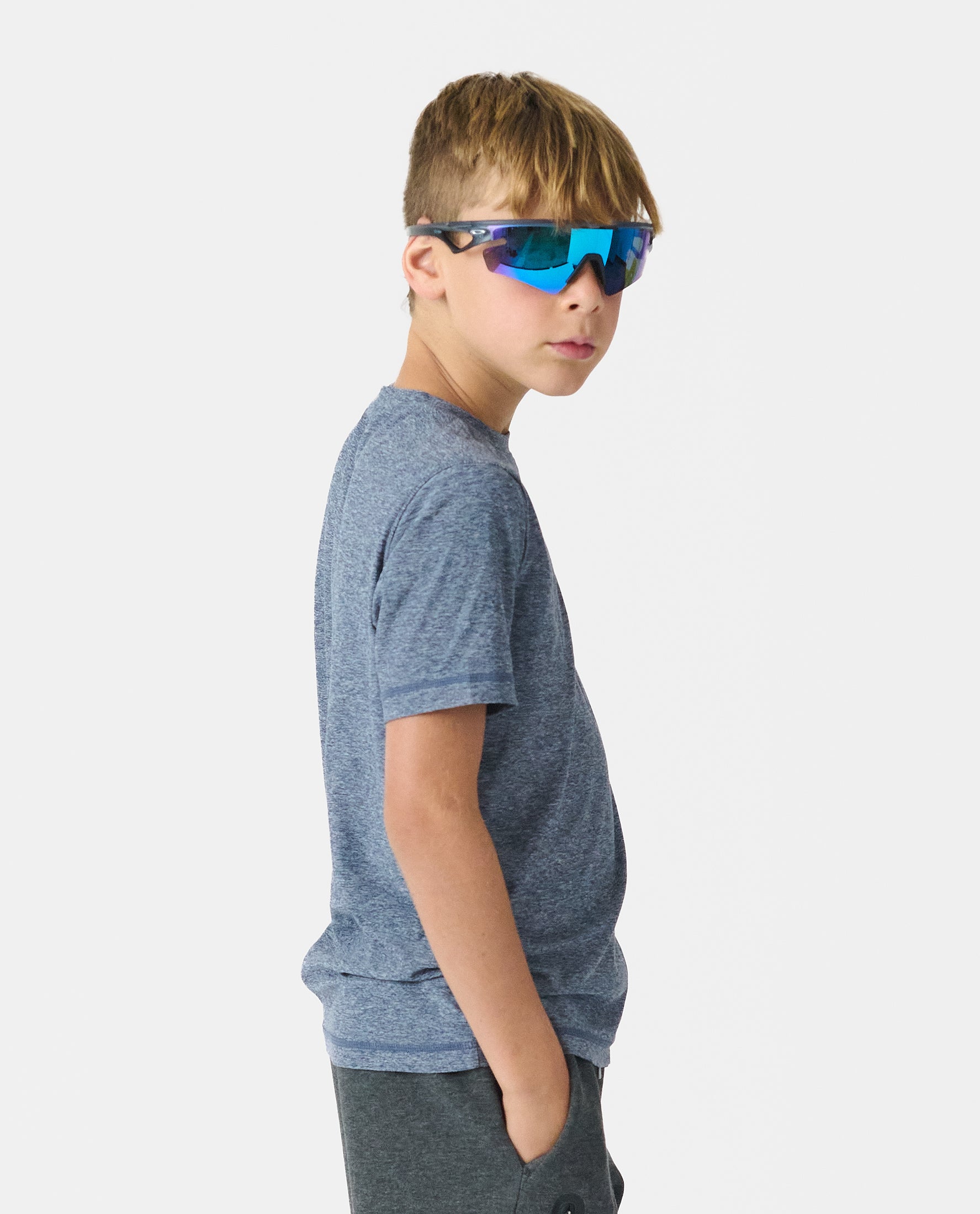 Little Legends Aire Tee Rhombus Navy Heather