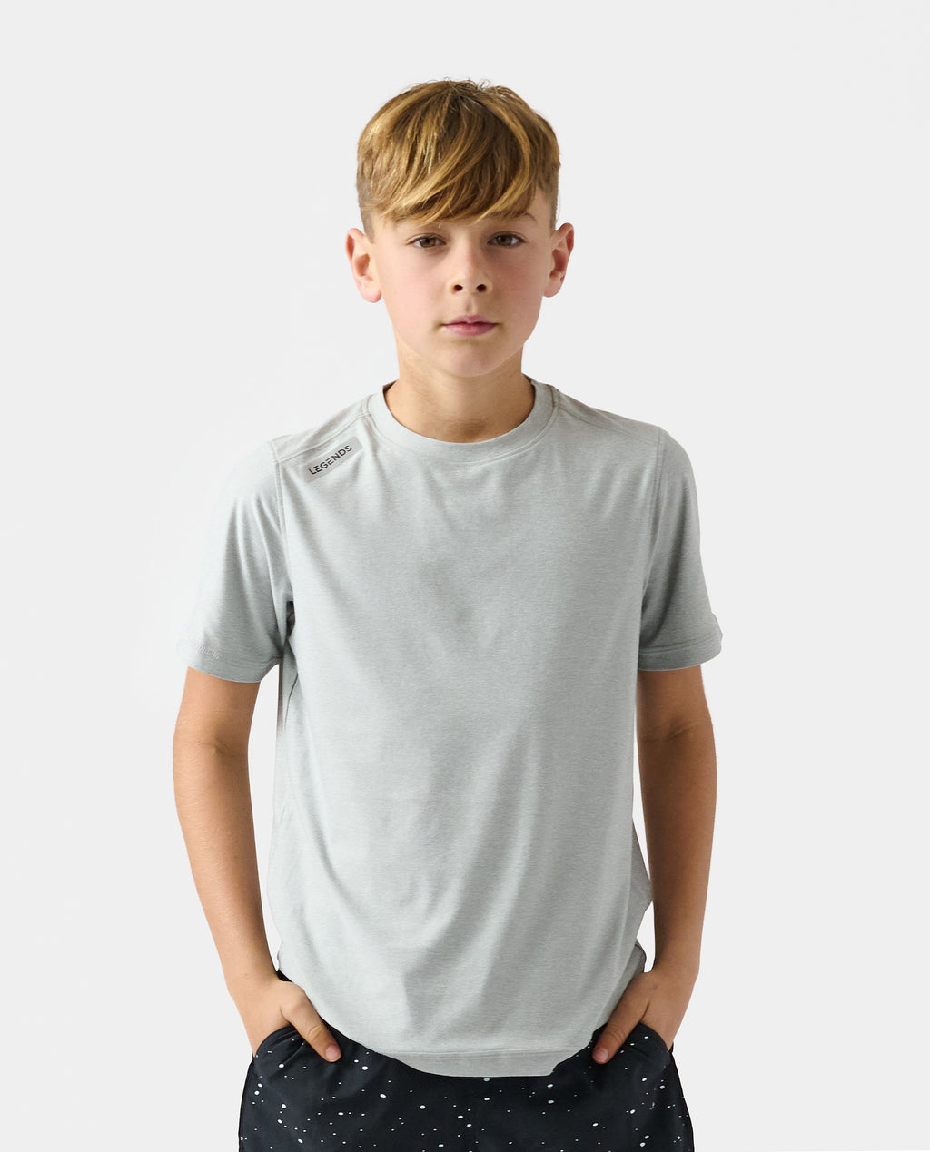 Little Legends Aire Tee Heather Gray - 1