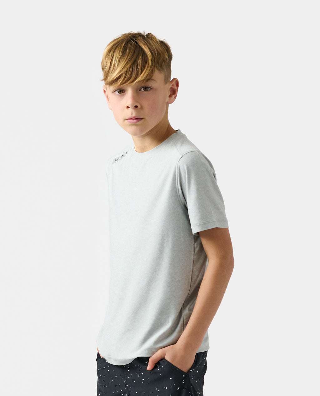 Little Legends Aire Tee Heather Gray - 2
