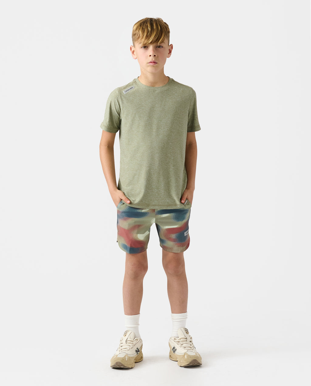 Little Legends Aire Tee Thyme Heather