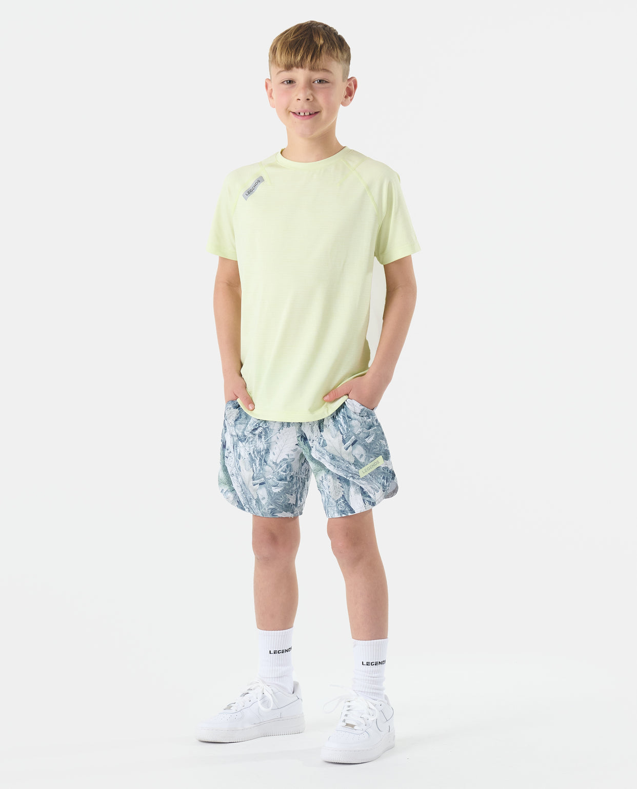 Little Legends Enzo Tee Honeydew Heather