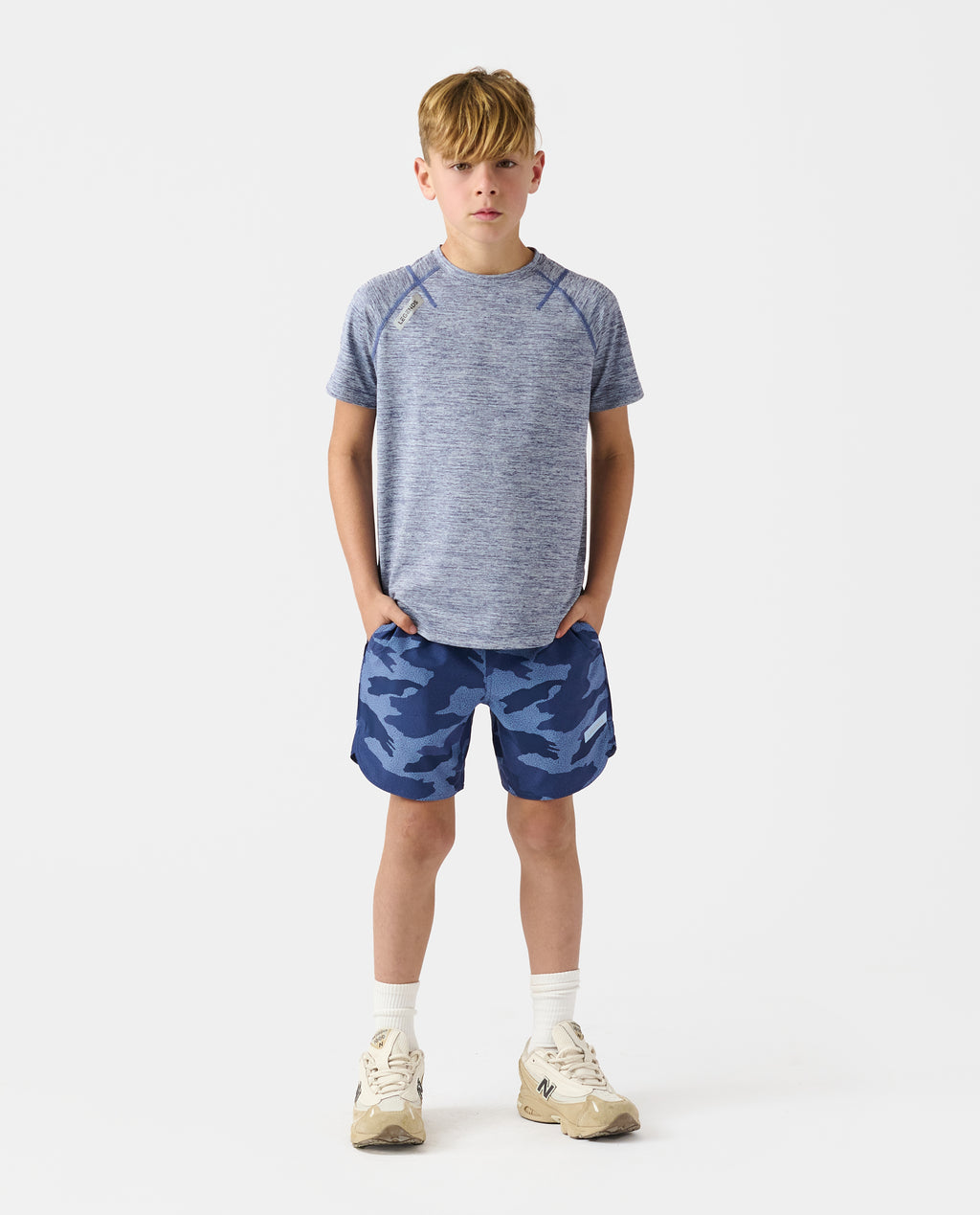 Little Legends Enzo Tee Ocean Heather