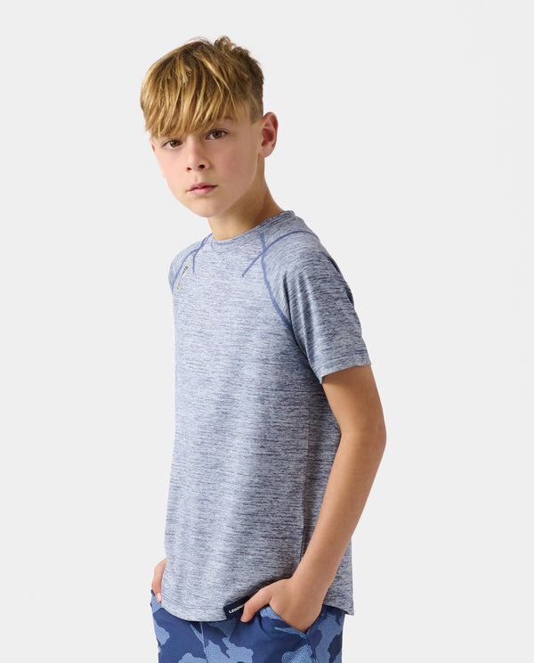 Little Legends Enzo Tee Ocean Heather