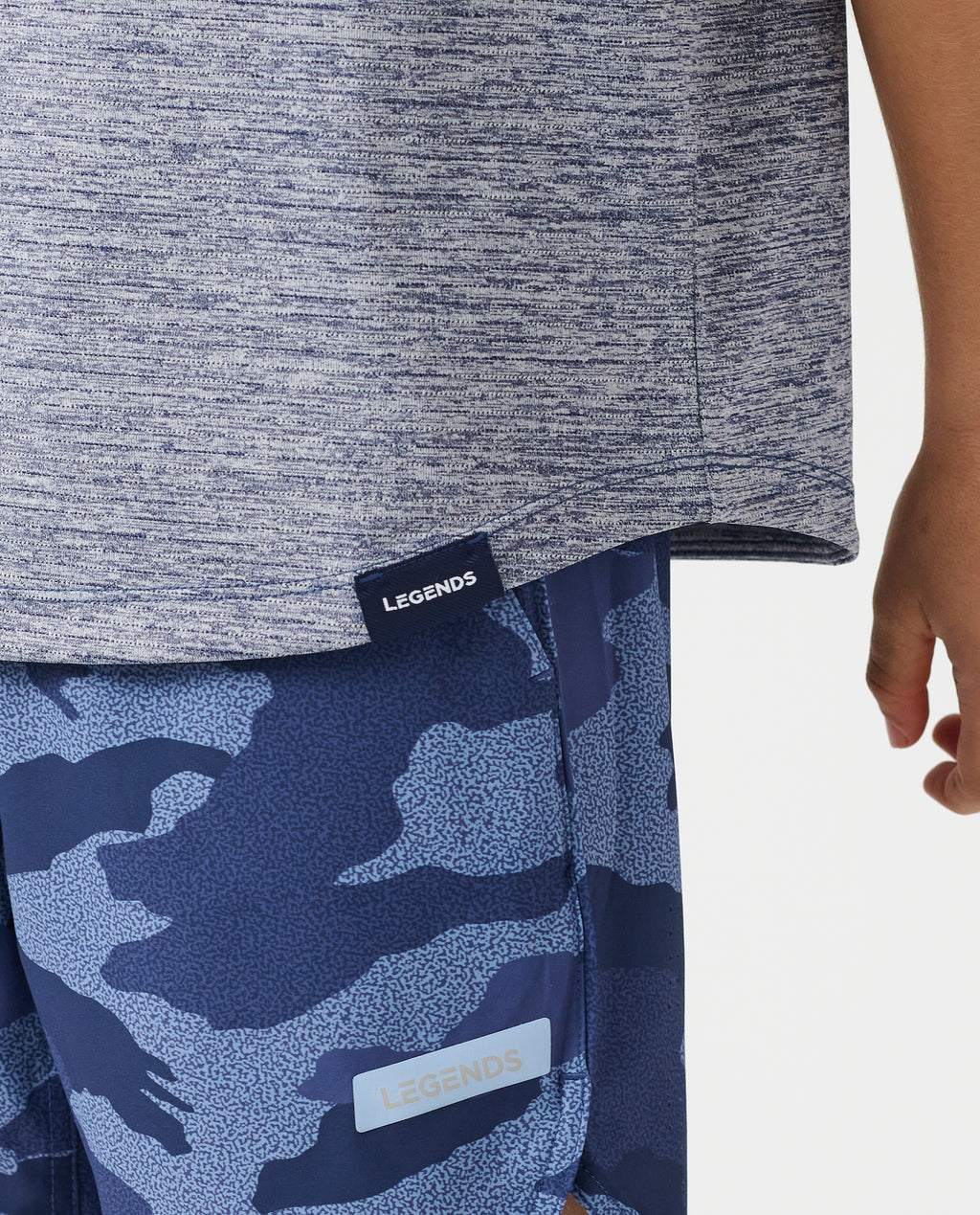 Little Legends Enzo Tee Ocean Heather