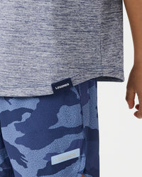 Little Legends Enzo Tee Ocean Heather