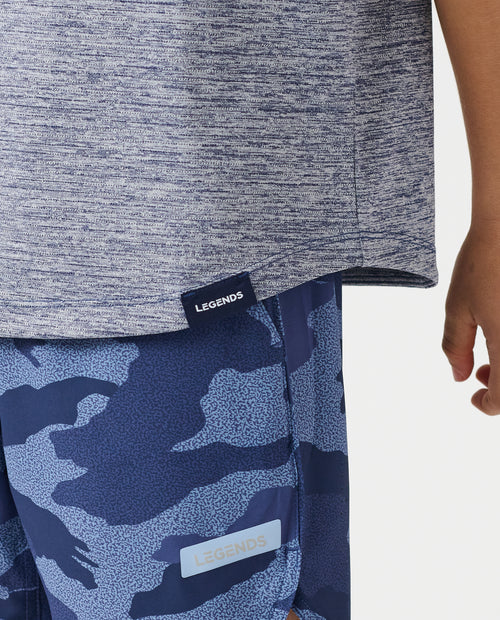 Little Legends Enzo Tee Ocean Heather