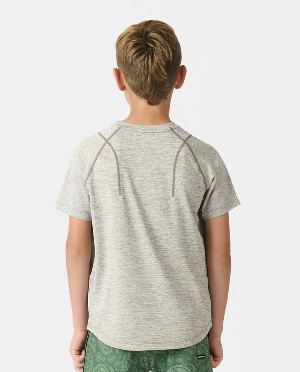 Little Legends Enzo Tee Taupe Heather