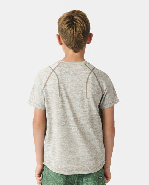 Little Legends Enzo Tee Taupe Heather