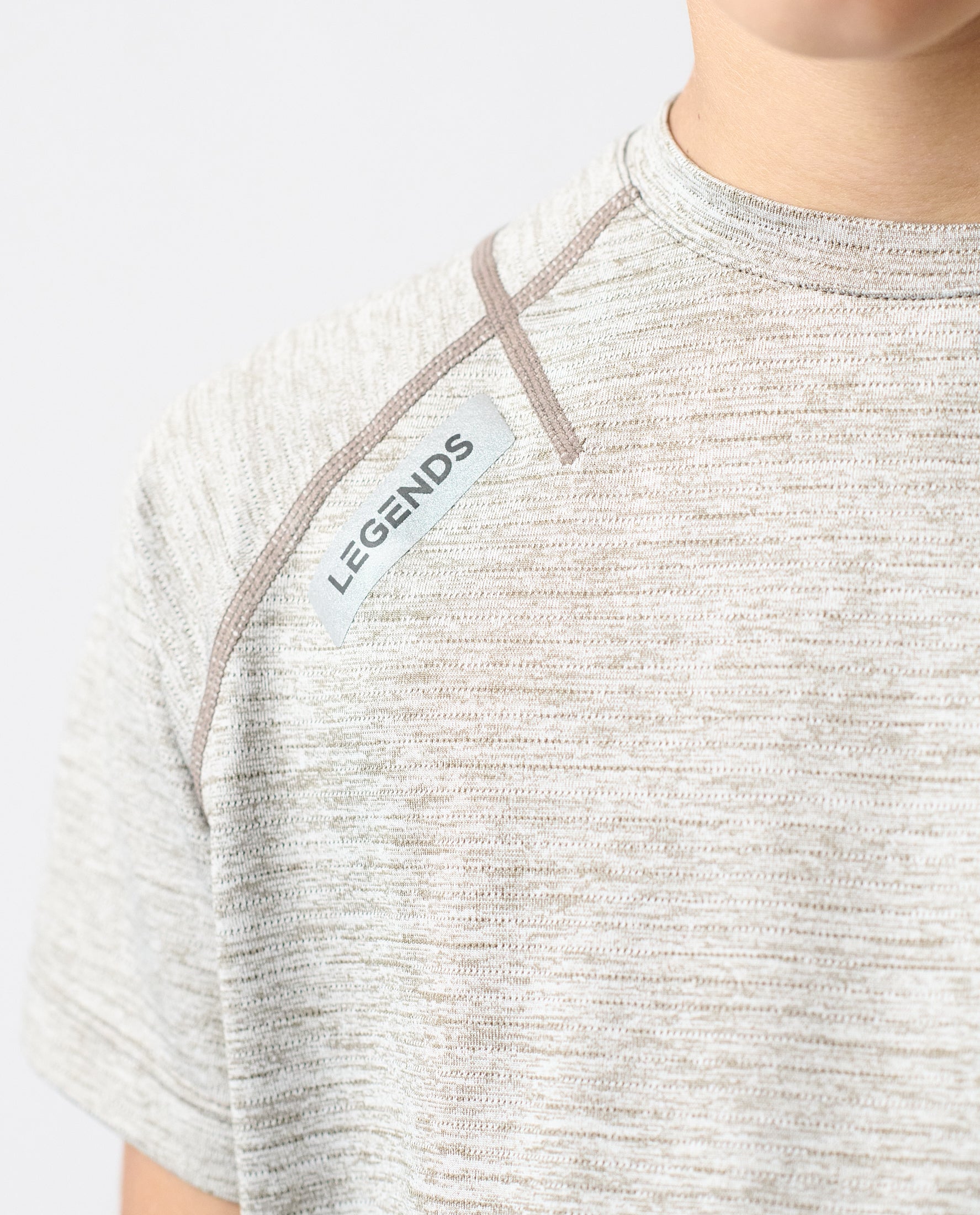 Little Legends Enzo Tee Taupe Heather