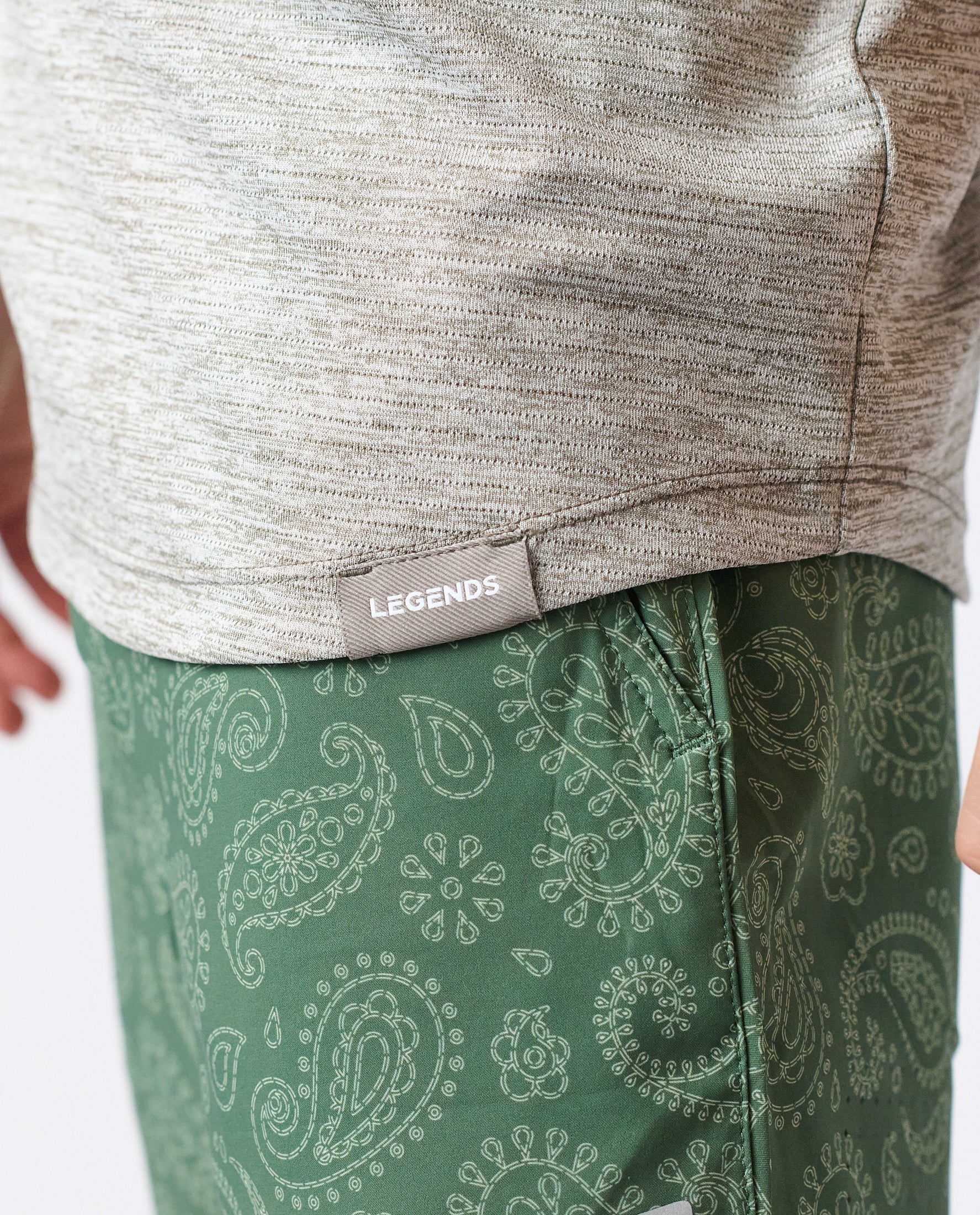 Little Legends Enzo Tee Taupe Heather