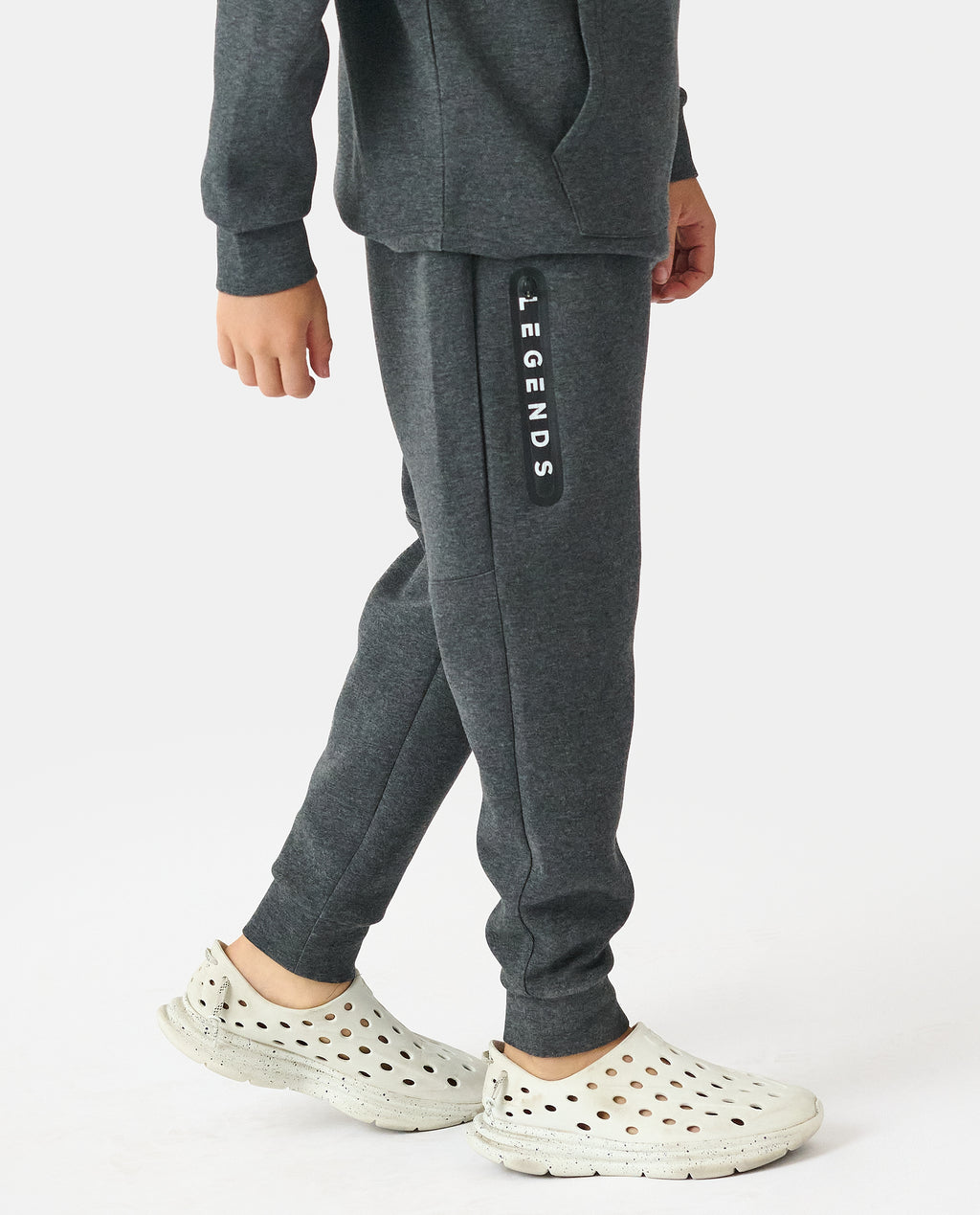 Little Legends Hawthorne Tech Jogger Black Heather