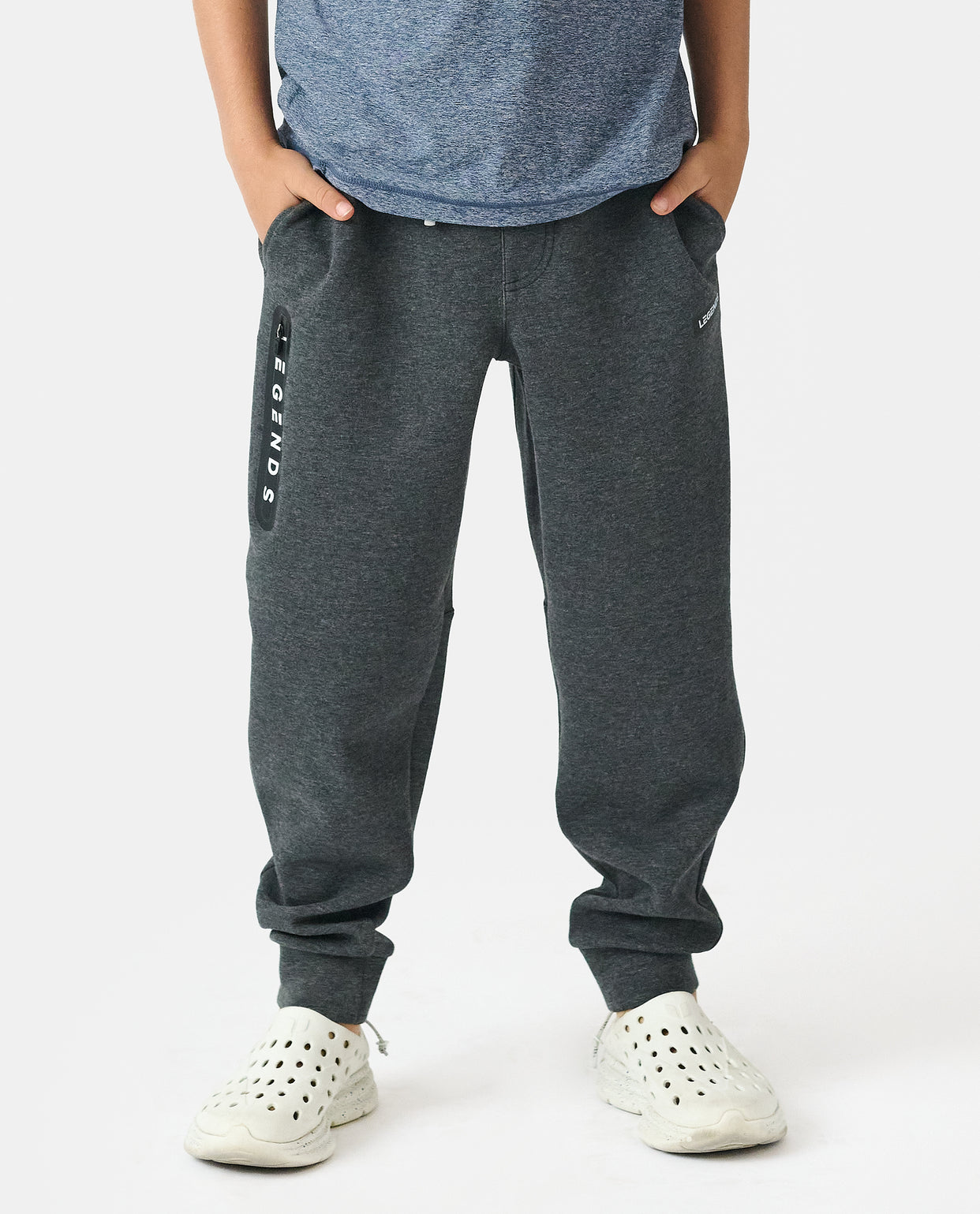 Little Legends Hawthorne Tech Jogger Black Heather