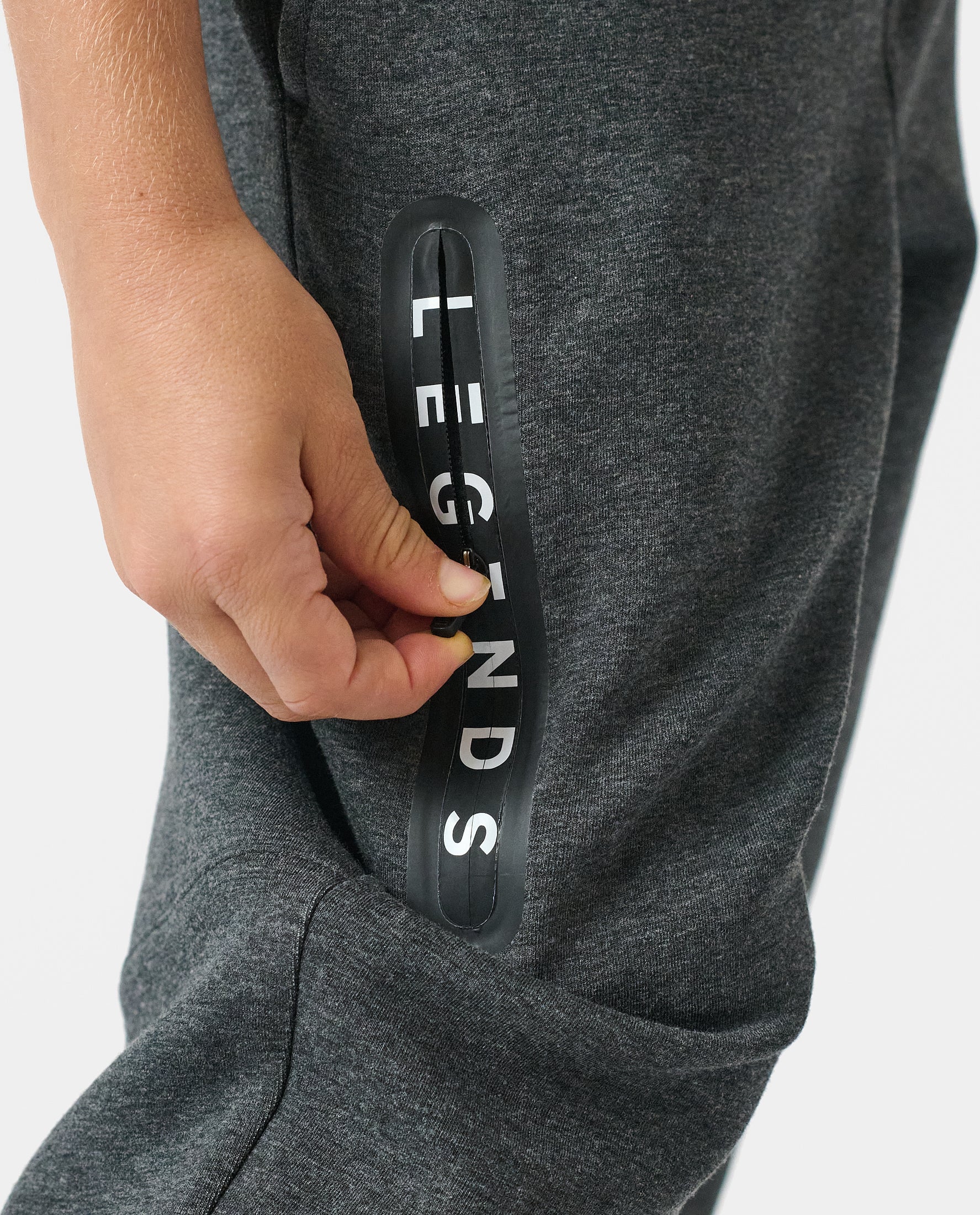 Little Legends Hawthorne Tech Jogger Black Heather