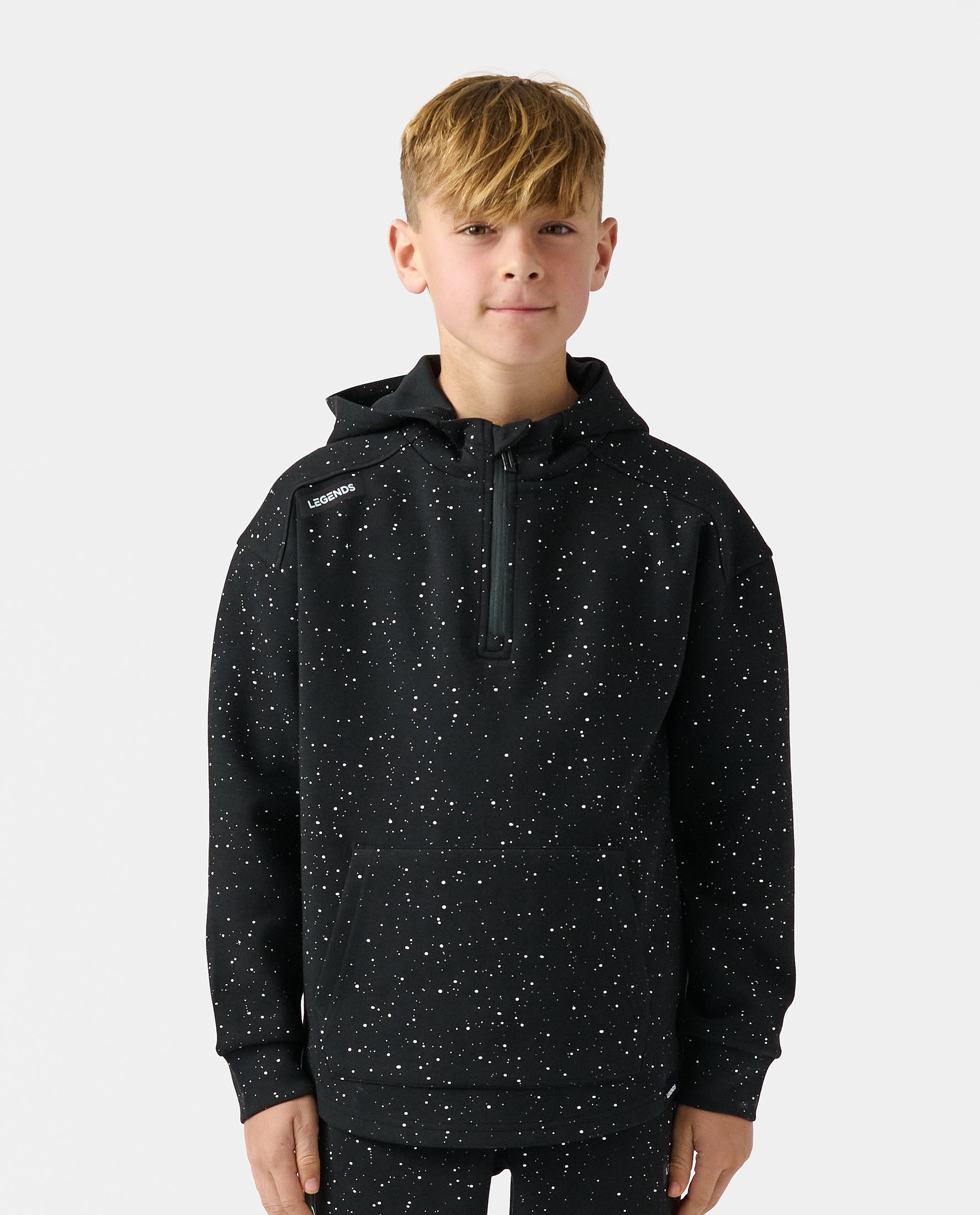 Little Legends Hawthorne Tech Quarter Zip Infinity Splatter