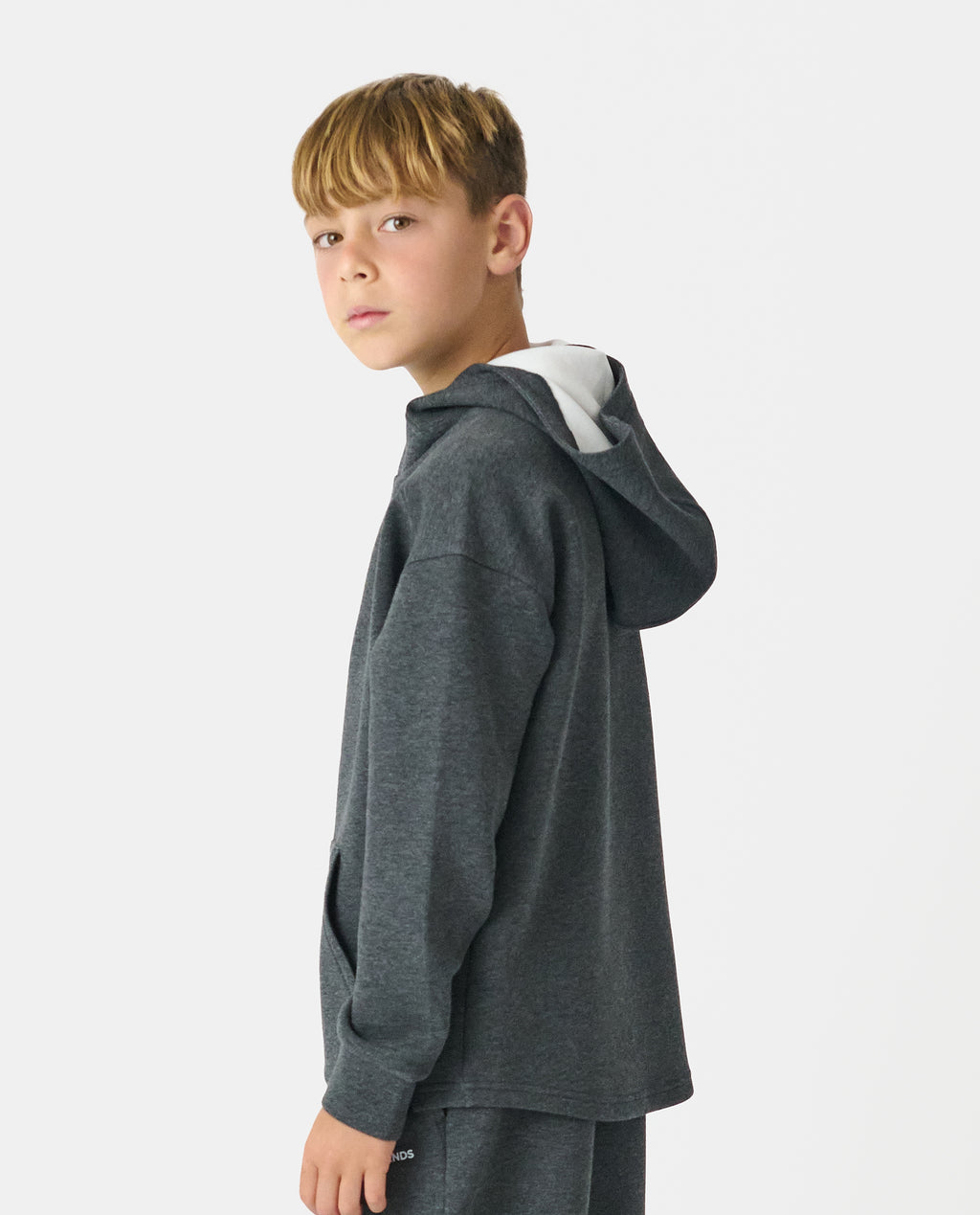 Little Legends Hawthorne Tech Quarter Zip Black Heather
