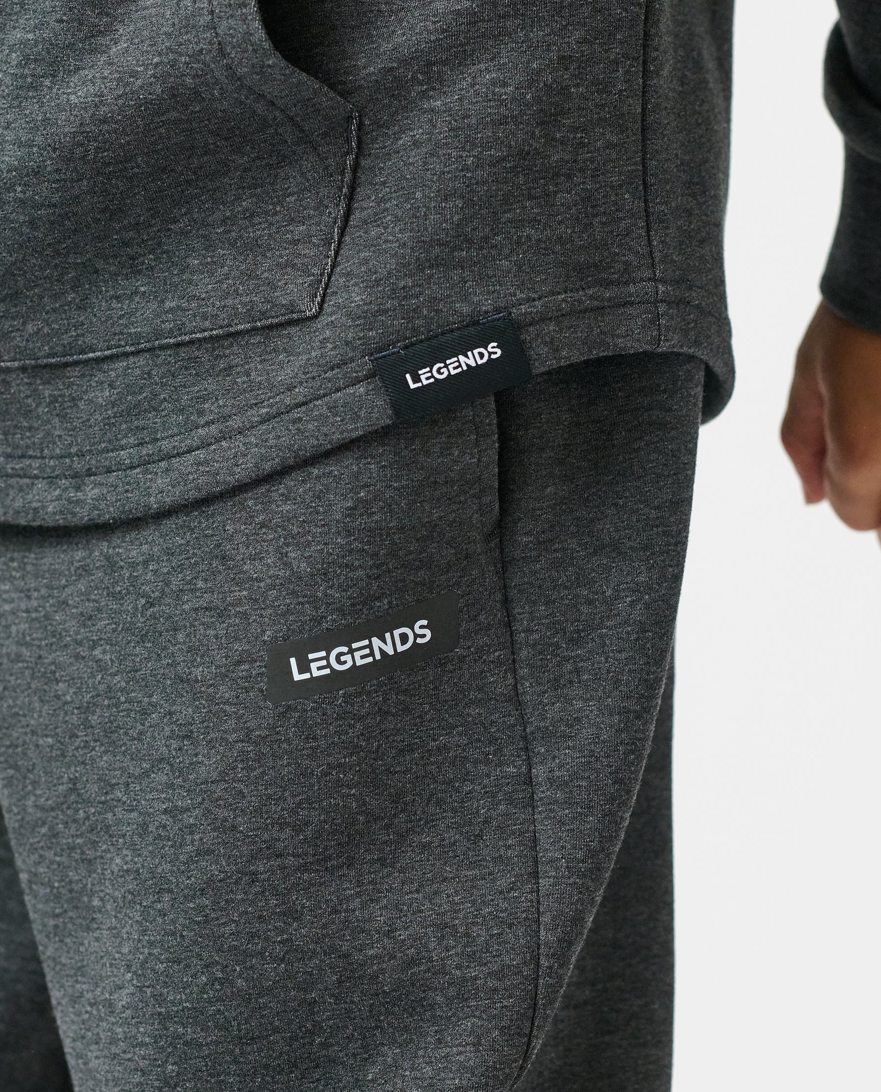 Little Legends Hawthorne Tech Quarter Zip Black Heather