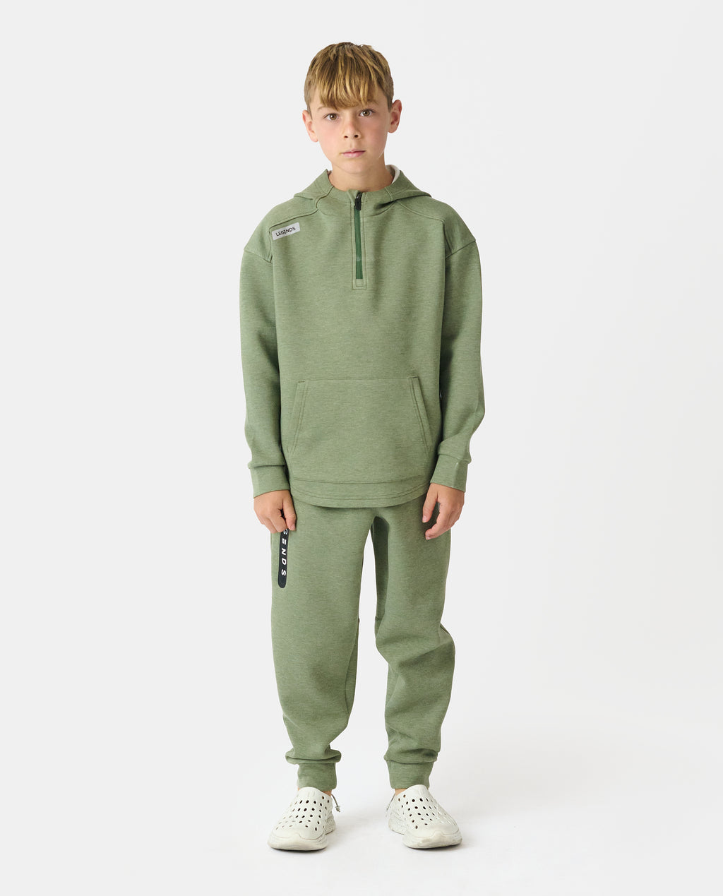 Little Legends Hawthorne Tech Quarter Zip Sierra Heather