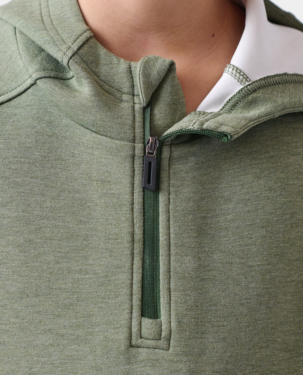 Little Legends Hawthorne Tech Quarter Zip Sierra Heather